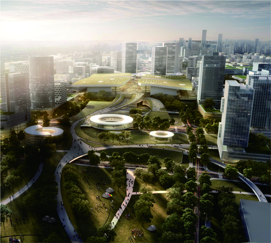 浙江杭州市钱塘枢纽概念设计暨核心区城市设计