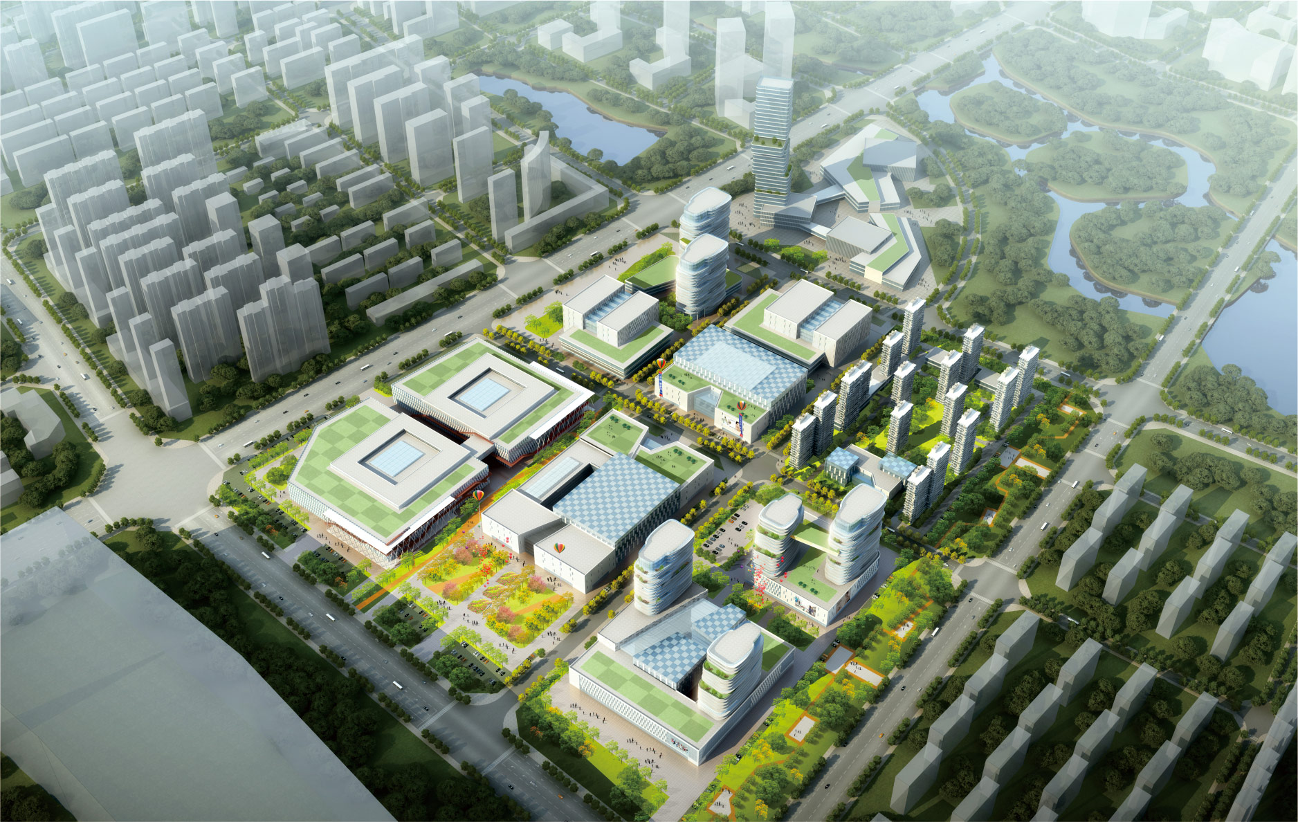 浙江义乌全球数字自贸中心总体策划及城市设计