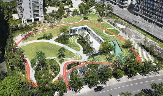 复合功能的“口袋公园”——杭州市庆隆小河单元地库公园（锦绣公园）设计